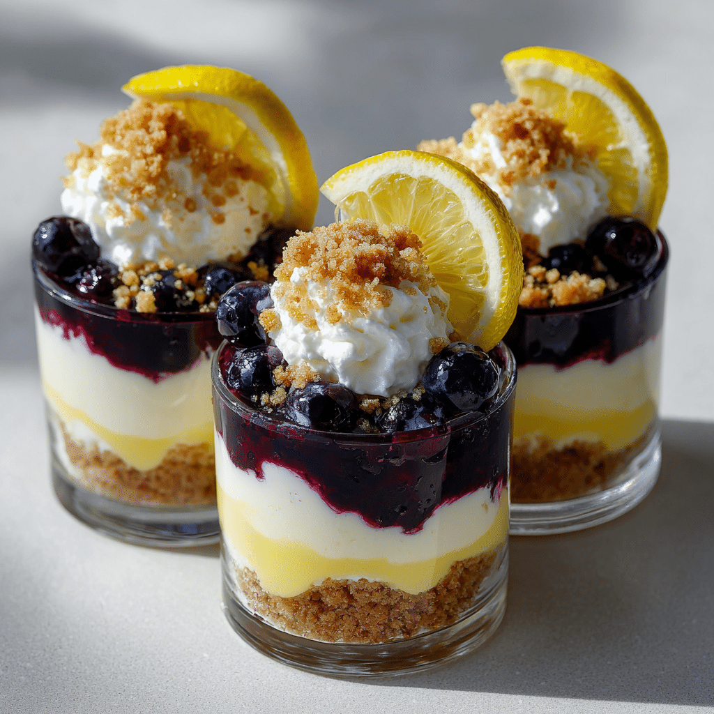 Blueberry Lemon Crumble Cups Recipe