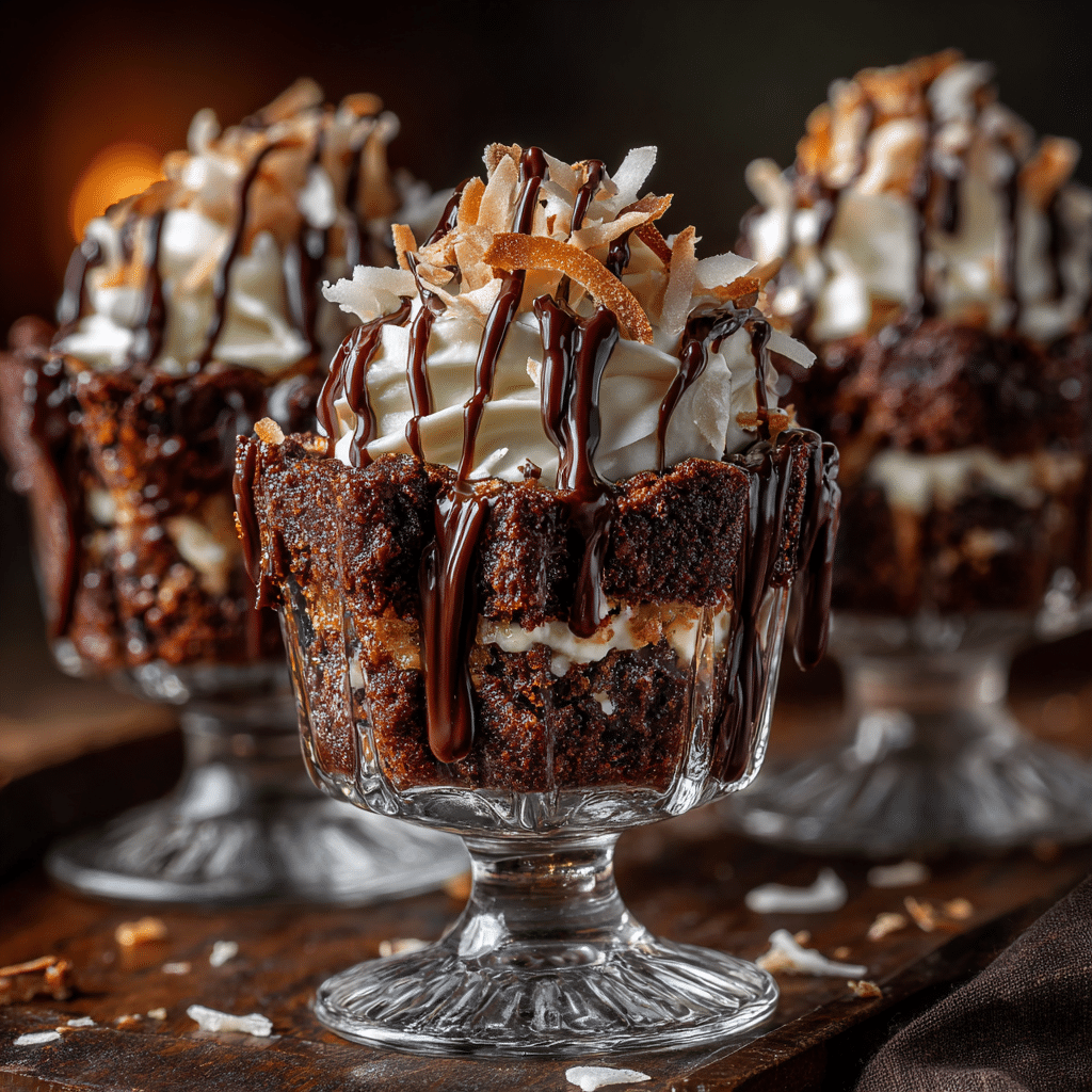 Chocolate Coconut Brownie Cups Recipe