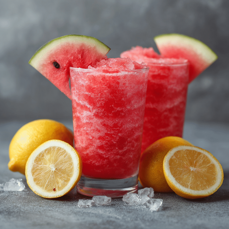 Watermelon Lemon Slush Recipe