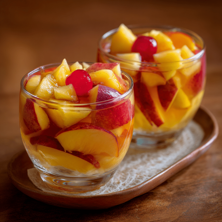 Apple Peach Fruit Cups Recipe