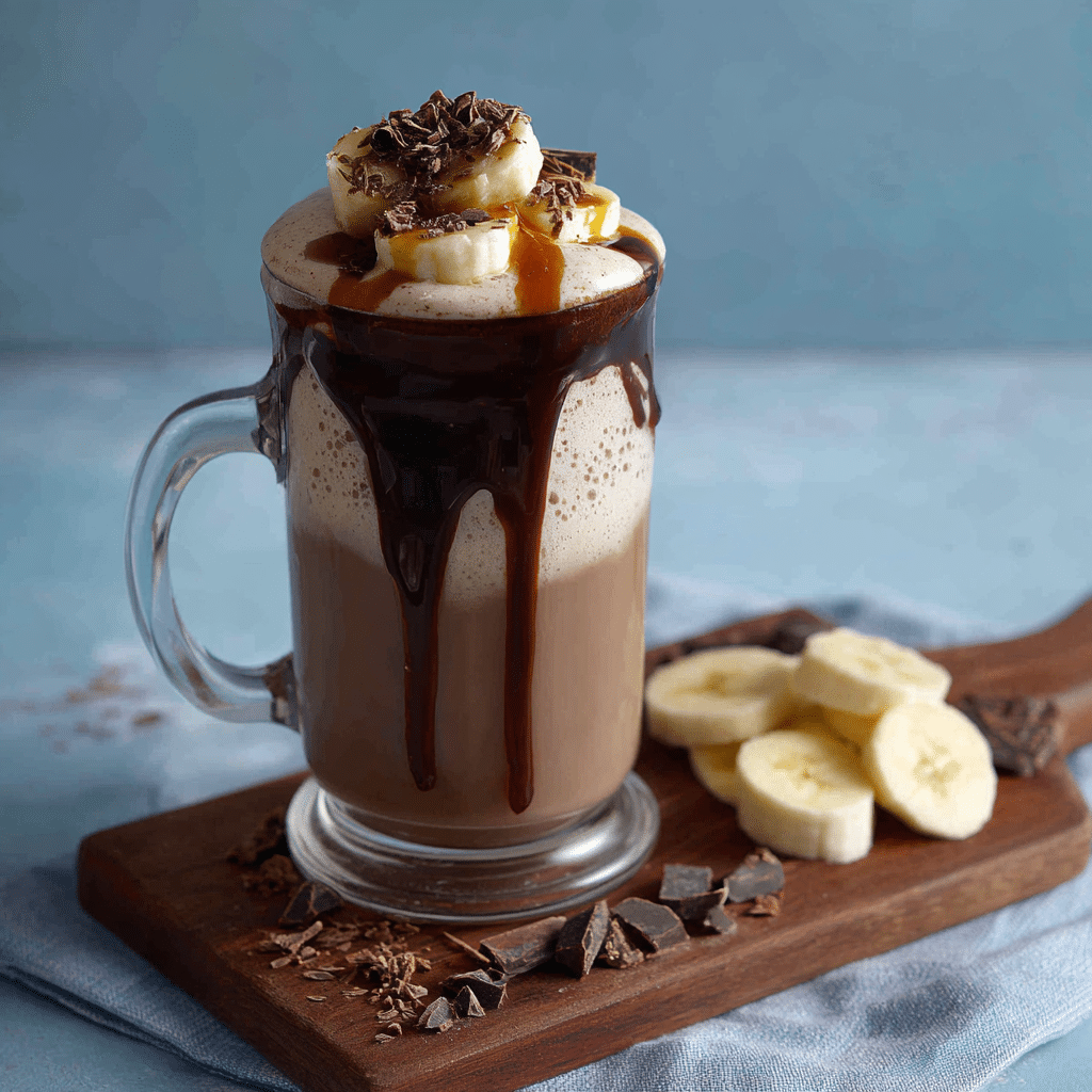 Chocolate Banana Milkshake Recipe - Recipe Image