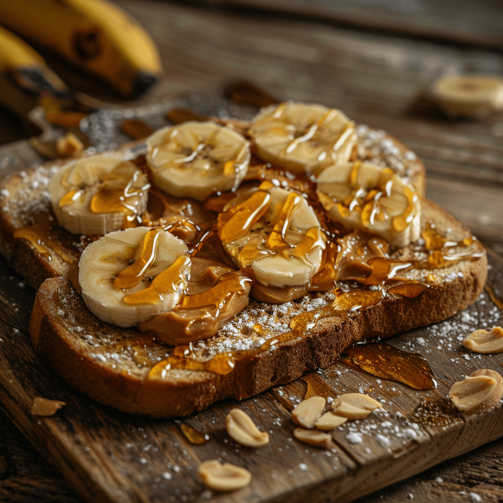 Peanut Butter Toast Recipe - Recipe Image