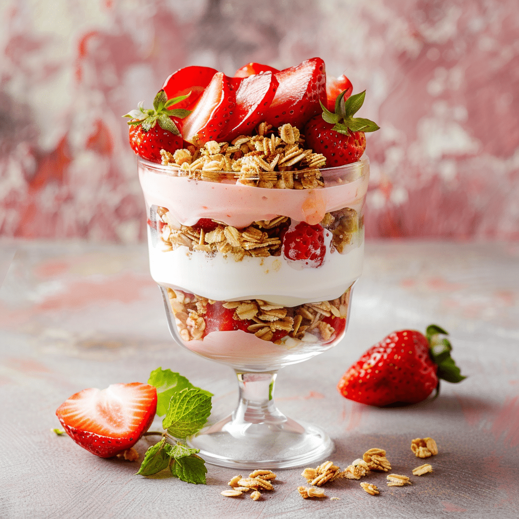Strawberry Yogurt Cup Recipe - Recipe Image