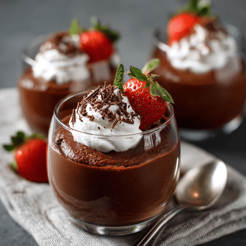Chocolate Strawberry Dessert Shots Recipe - Recipe Image