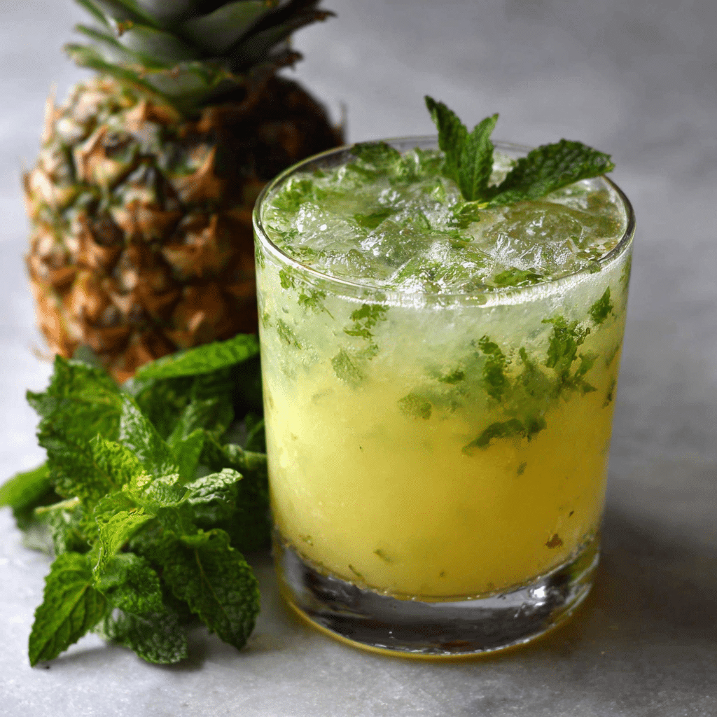Pineapple Mint Cooler Recipe - Recipe Image