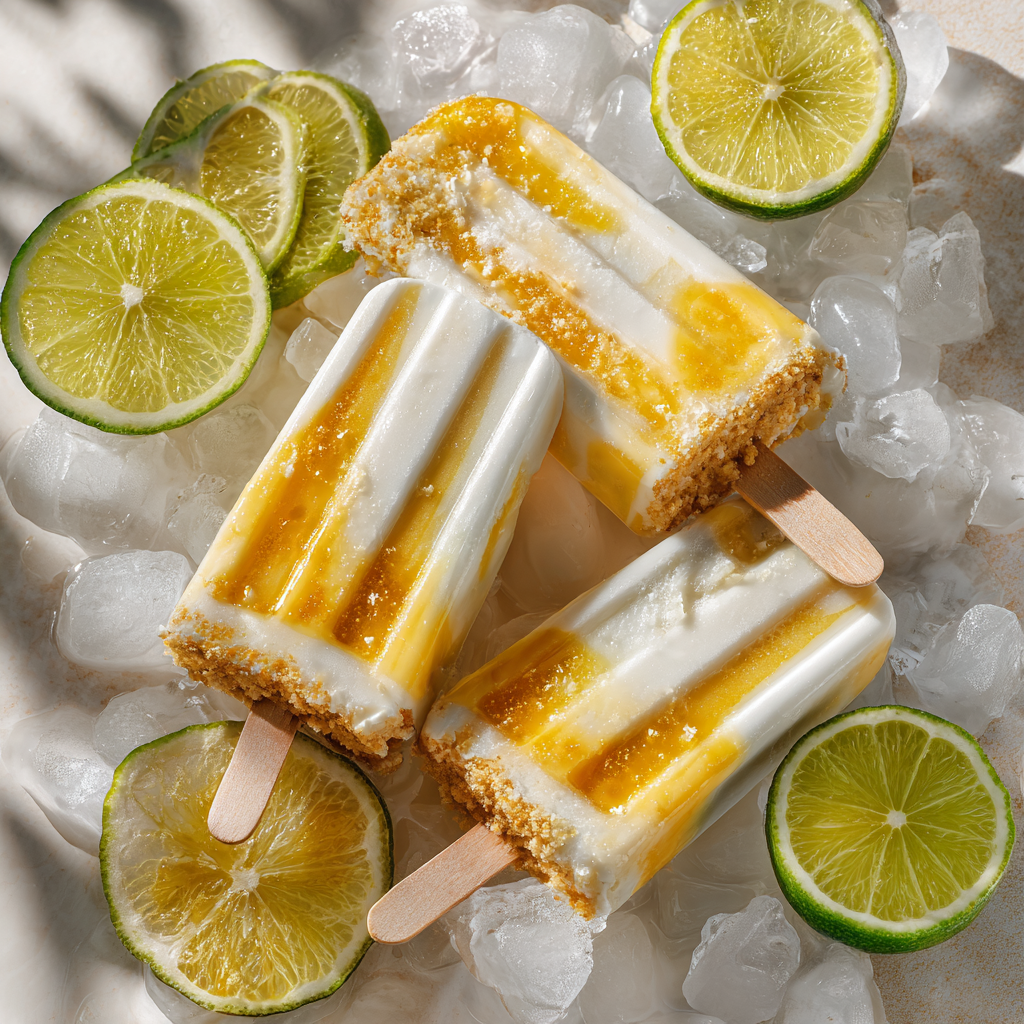 Calamansi Coconut Milk Popsicles Recipe - Recipe Image