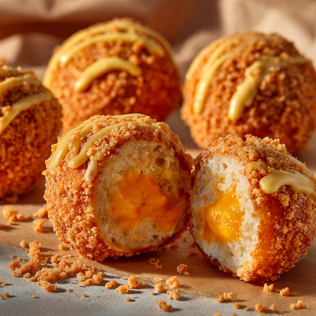 Mango Graham Donut Holes Recipe - Recipe Image