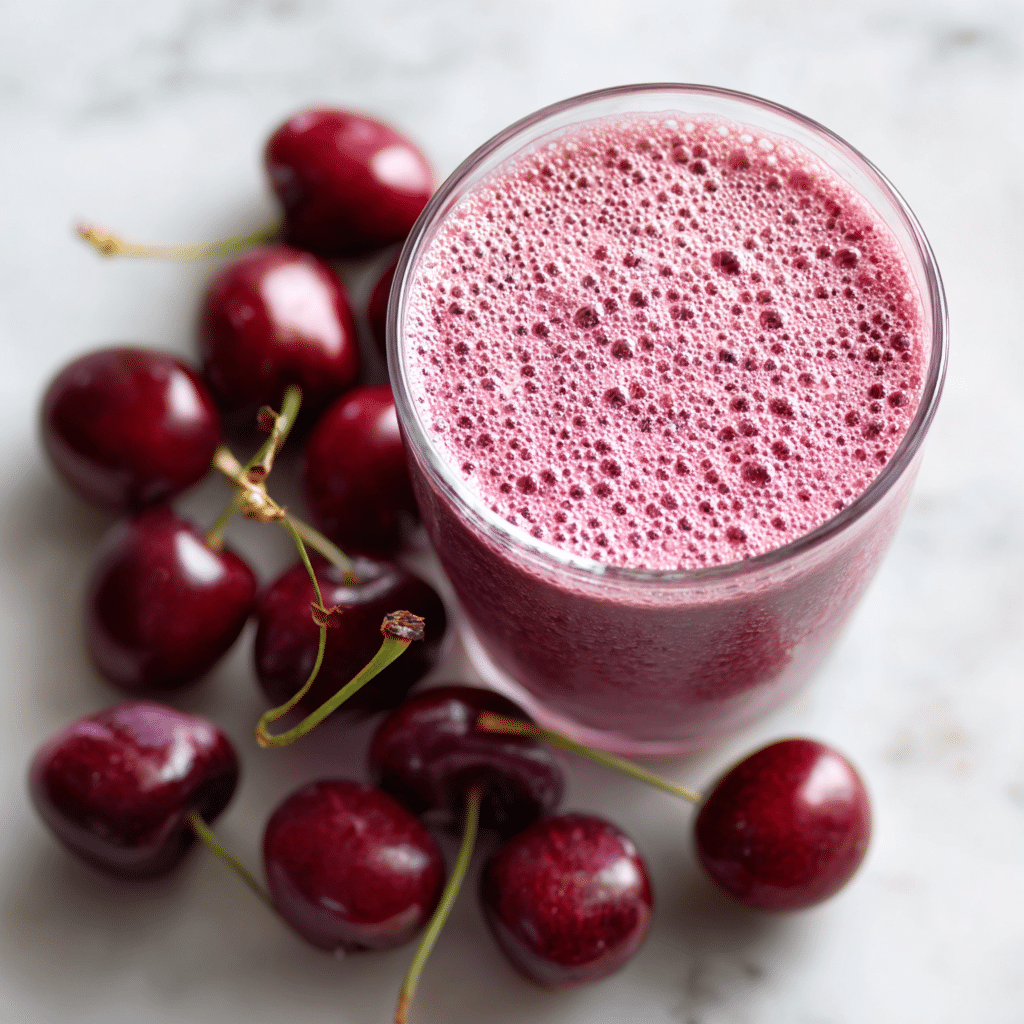 Cherry Vanilla Smoothie Recipe - Recipe Image