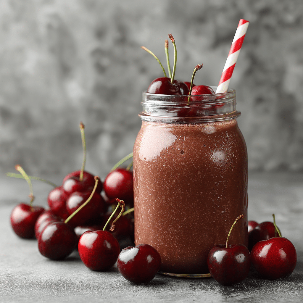 Cherry Vanilla Smoothie Recipe - Recipe Image