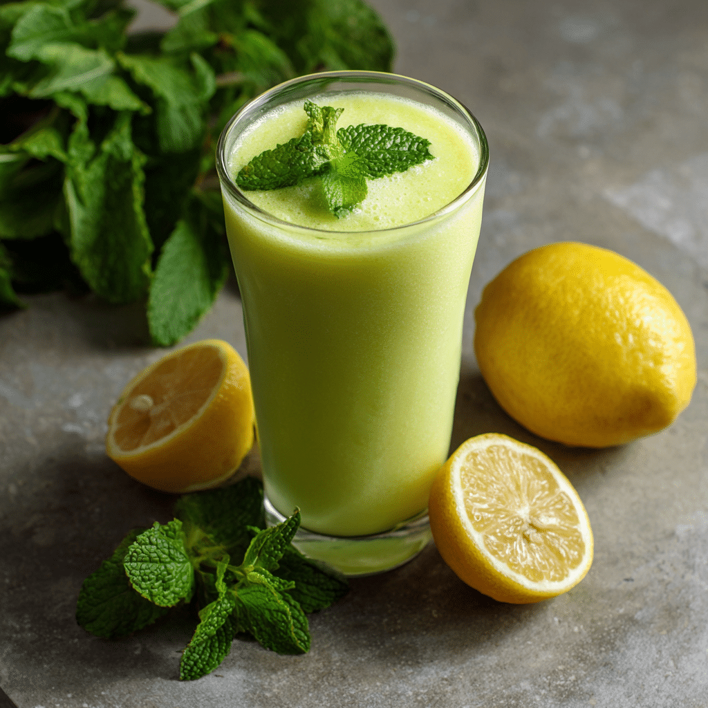erry Lemon Mint Smoothie Recipe - Recipe Image