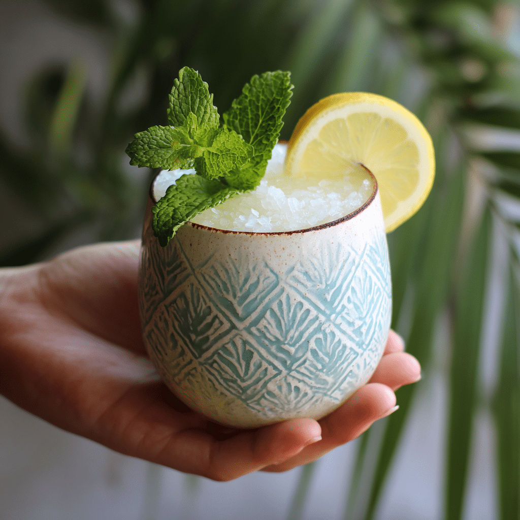 Lemon Mint Coconut Refresher Recipe - Recipe Image