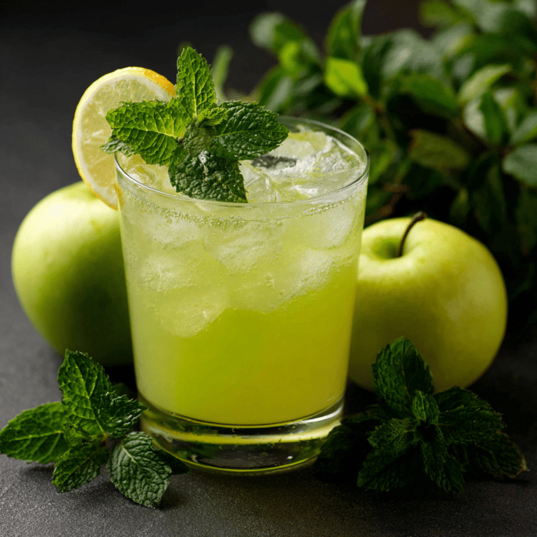 Green Apple Lemon Mint Cooler Recipe