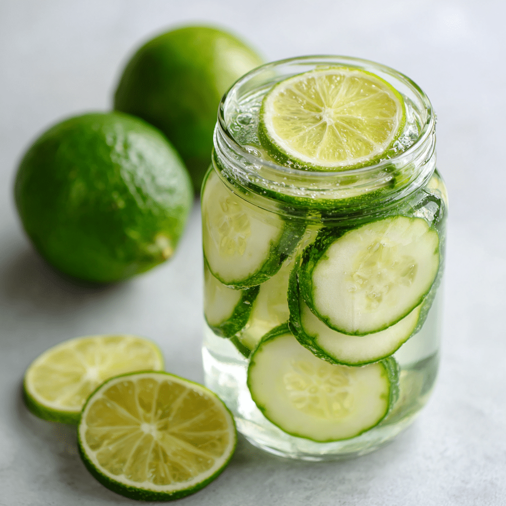 Cucumber Lime Detox Water Recipe - Recipe Image