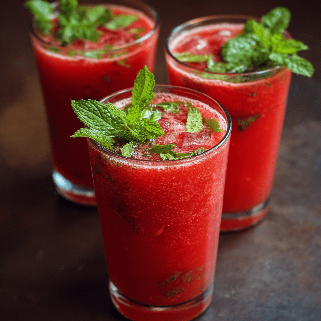 Watermelon Mint Juice Recipe - Recipe Image
