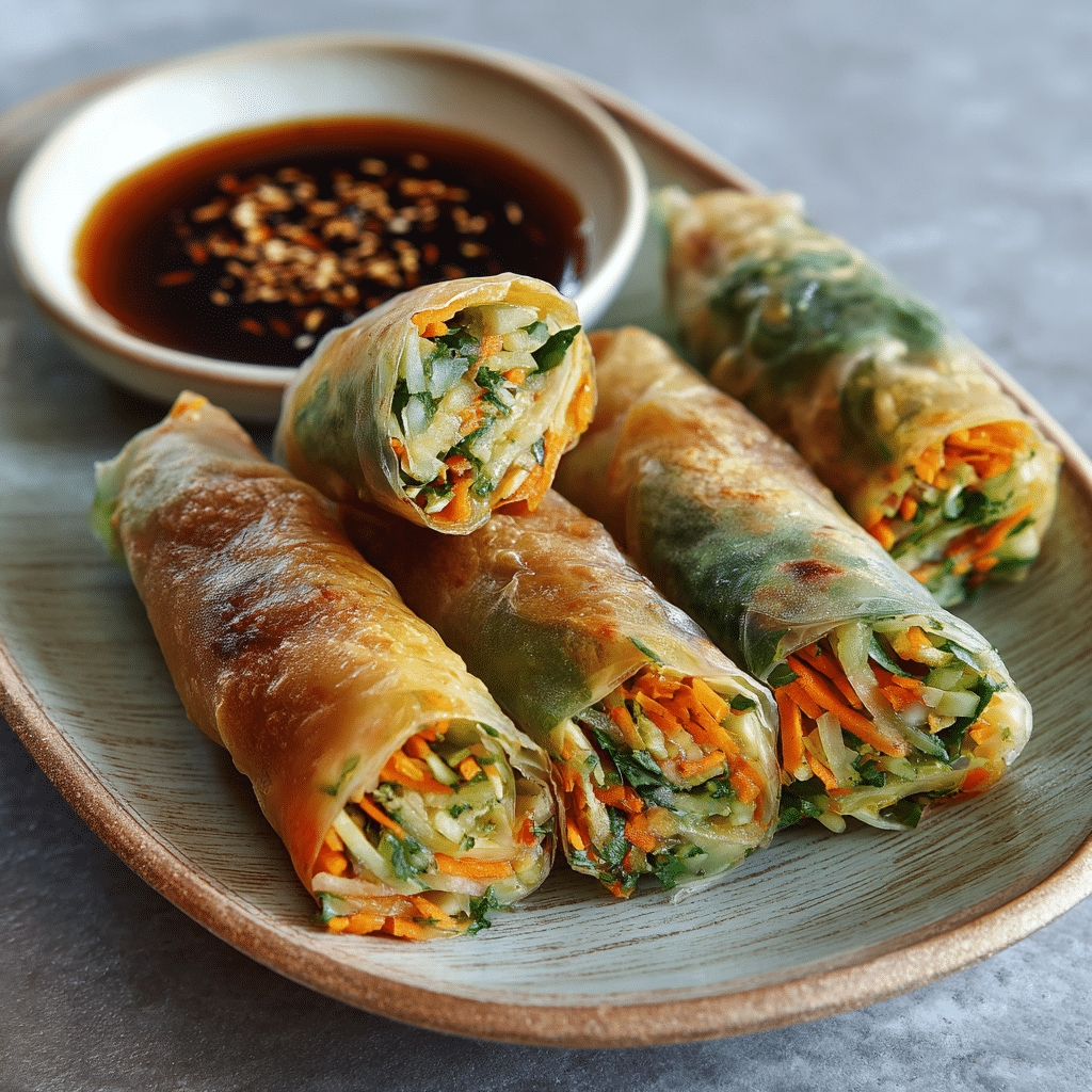 Vegetable Spring Rolls Recipe - Recipe Image