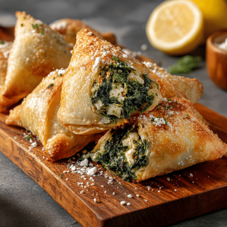 Spinach Feta Fatayer Recipe