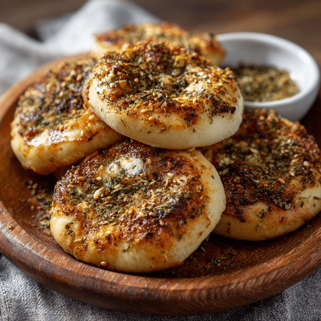 Mini Za’atar Cheese Manakish Recipe - Recipe Image
