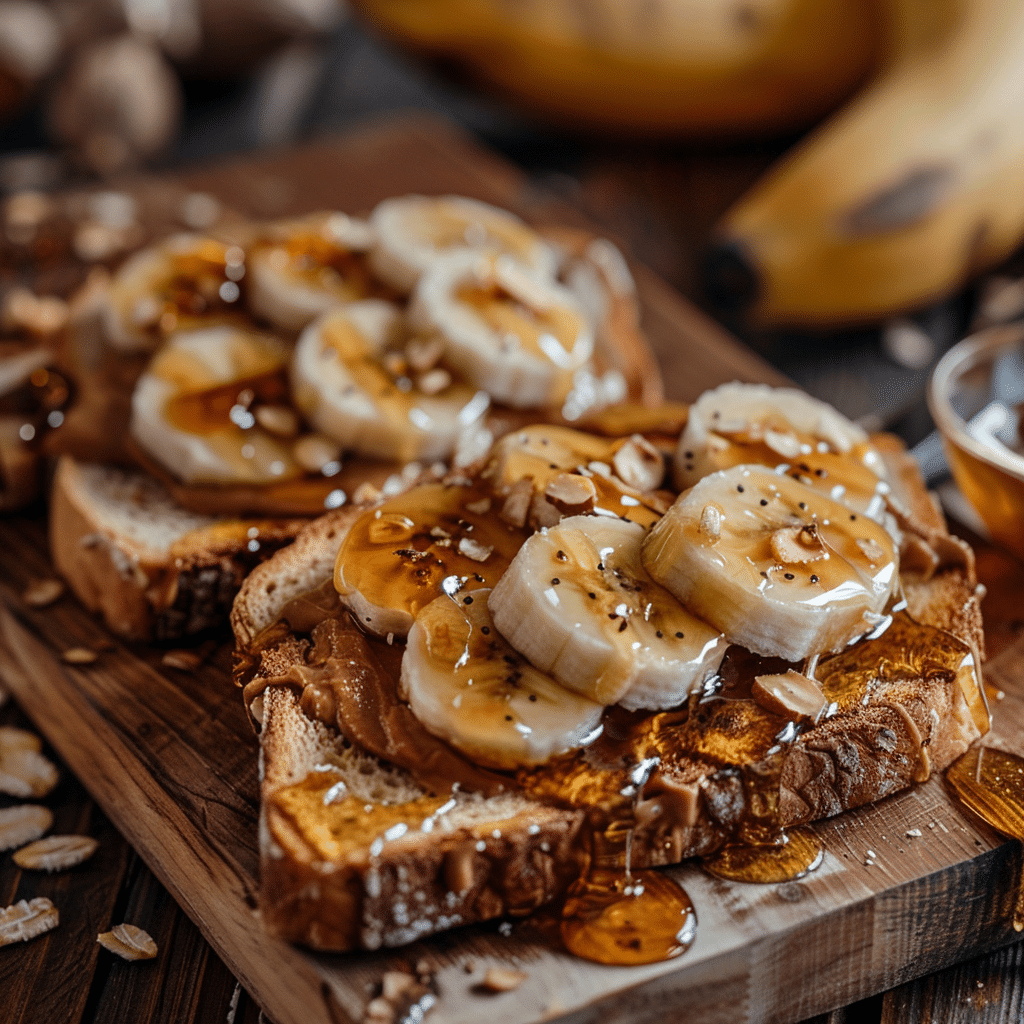 Peanut Butter Toast Recipe - Recipe Image