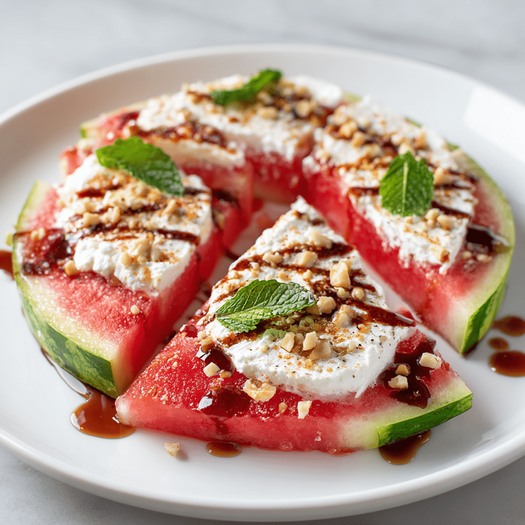 Watermelon Pizza Recipe - Recipe Image