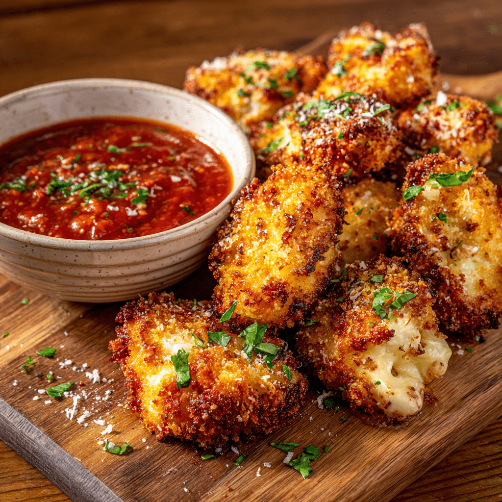 Crispy Chicken Parmesan Bites Recipe - Recipe Image