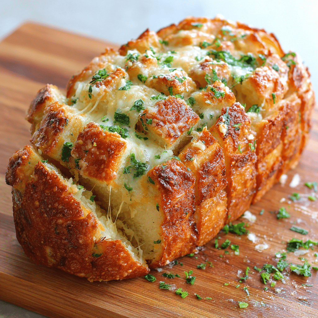 Cheesy Garlic Pull-Apart Bread Recipe - Recipe Image