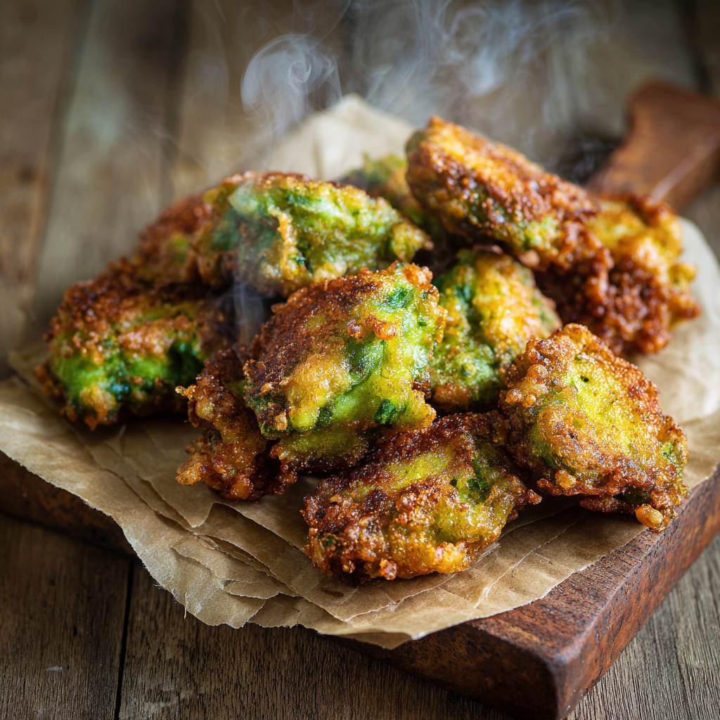 Pandan Banana Fritters Recipe - Recipe Image
