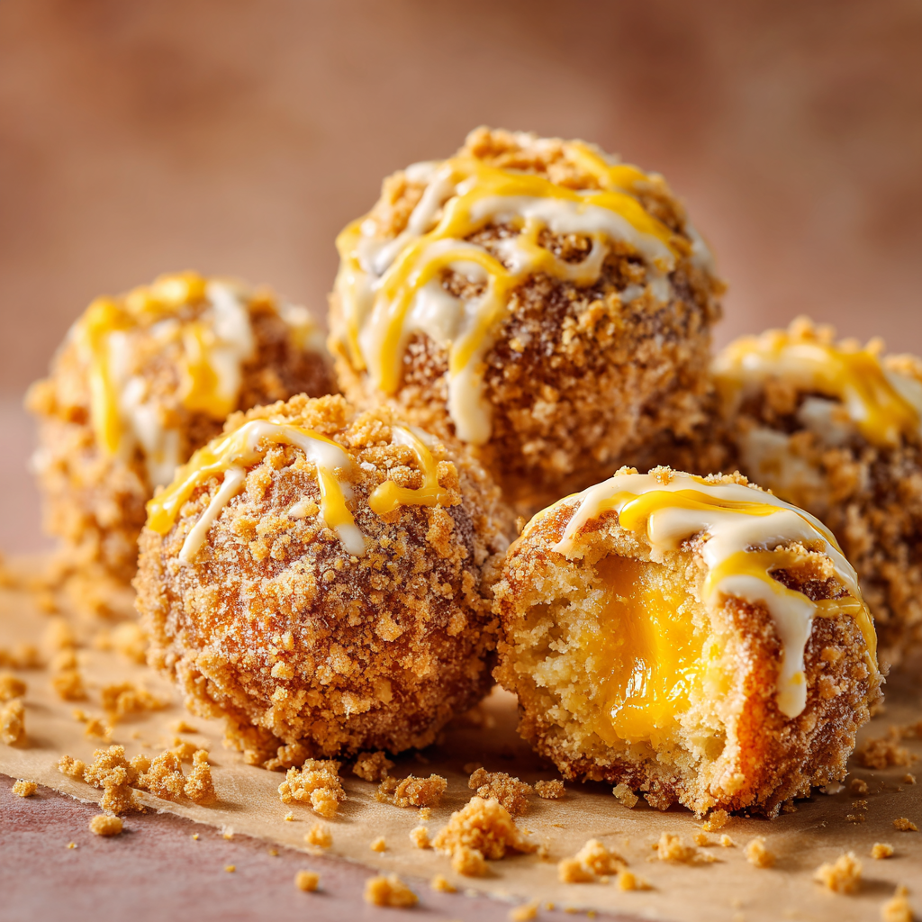 Mango Graham Donut Holes Recipe - Recipe Image