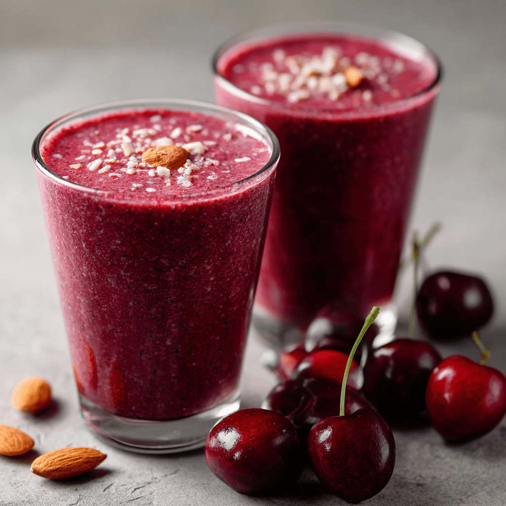 Cherry Vanilla Smoothie Recipe - Recipe Image