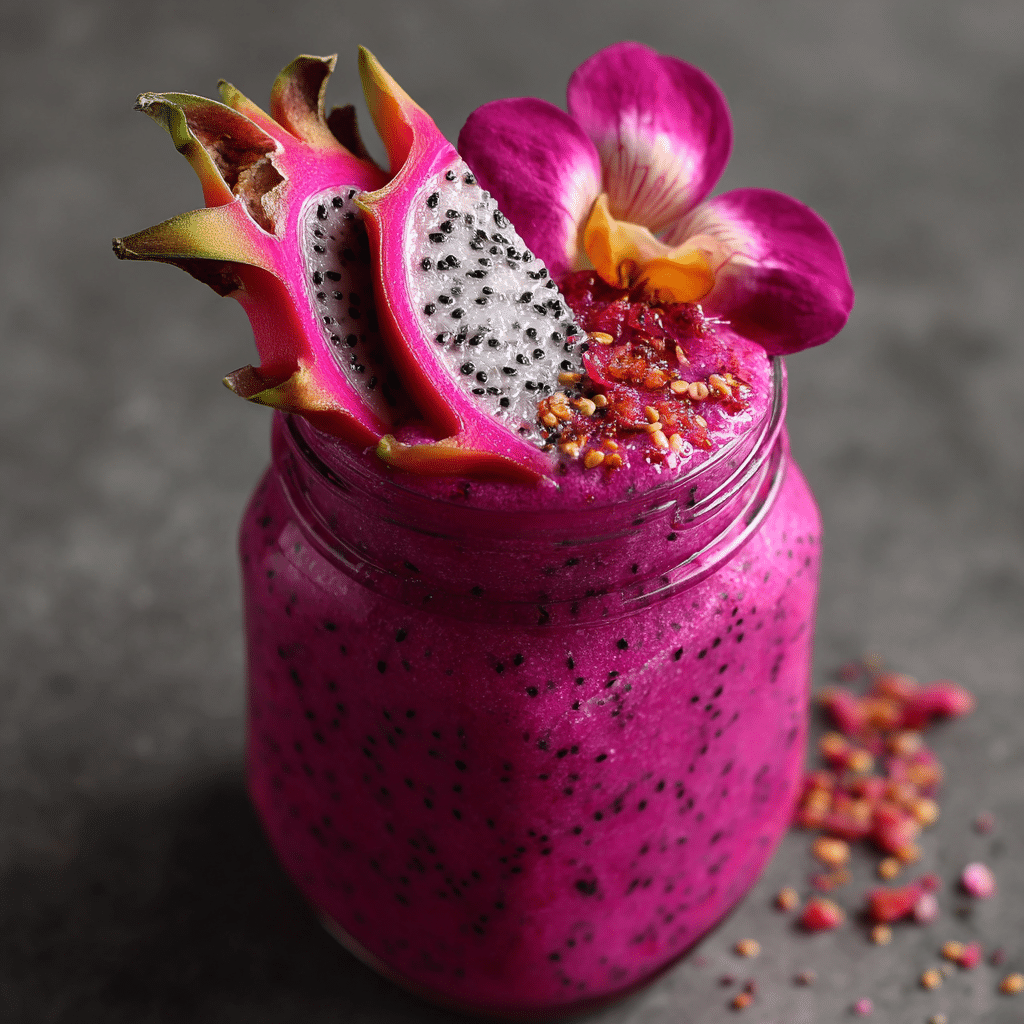 Dragon Fruit Mango Smoothie Recipe - Recipe Image