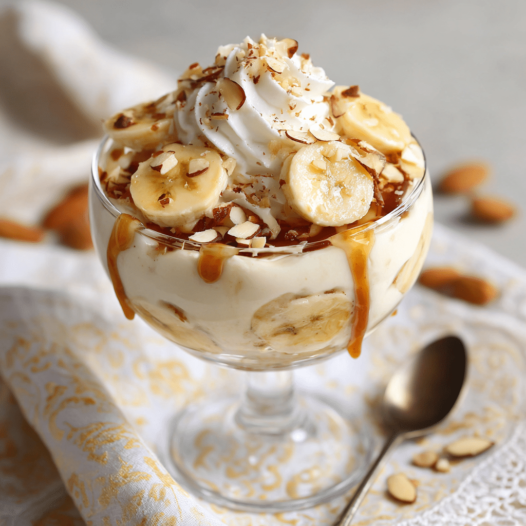 Vanilla Almond Banana Parfaits Recipe - Recipe Image
