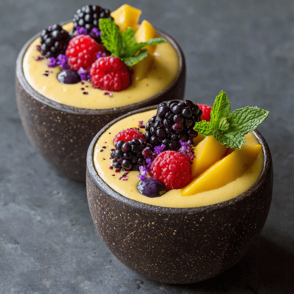 Mango Berry Smoothie Cups Recipe - Recipe Image