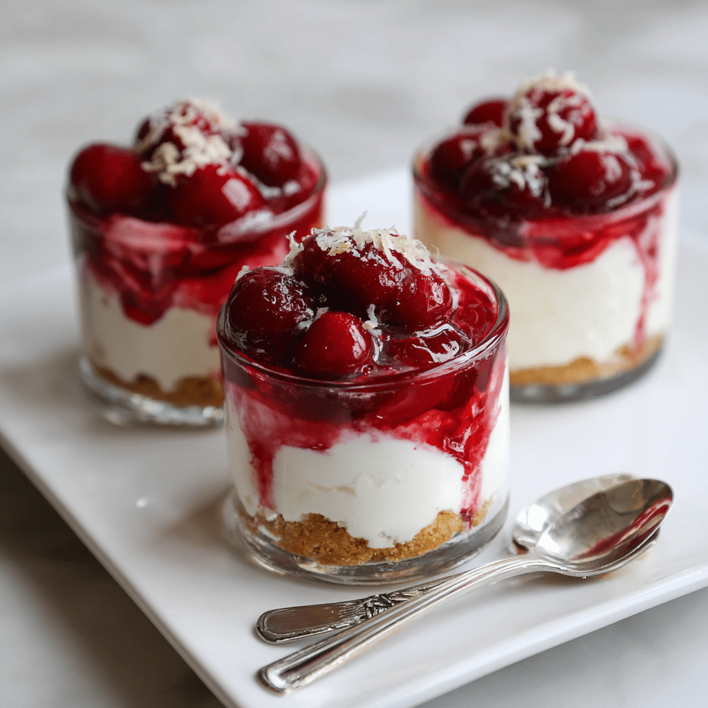 Cherry Vanilla Yogurt Cups Recipe - Recipe Image