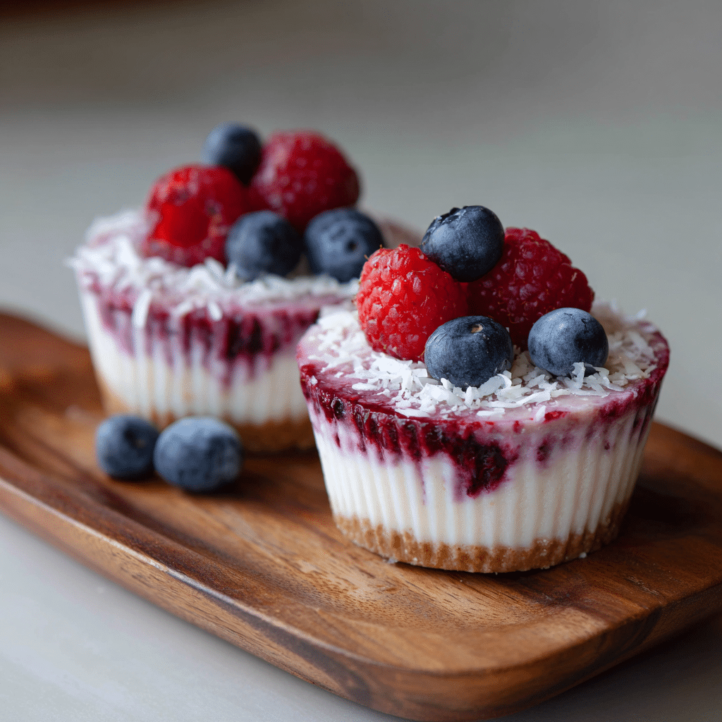 Coconut Berry Frozen Cups Recipe - Recipe Image