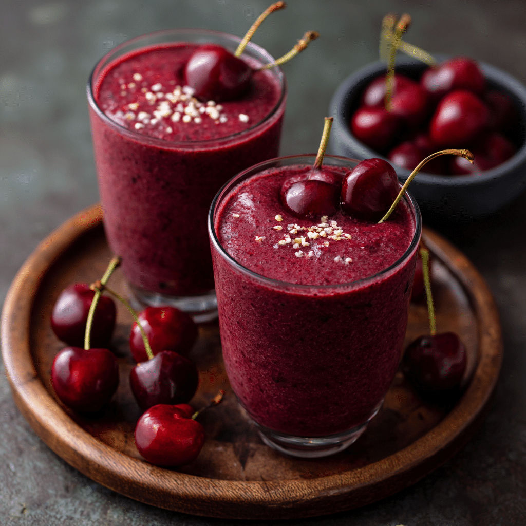 Cherry Vanilla Smoothie Recipe - Recipe Image